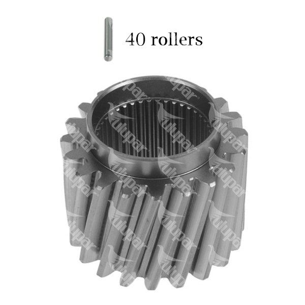 20602876054 - Sun gear, Differential 20 Right Teeth / 40 Rollers