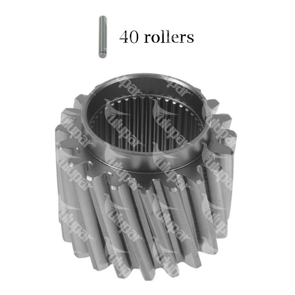 20602876053 - Sun gear, Differential 20 Left Teeth / 40 Rollers
