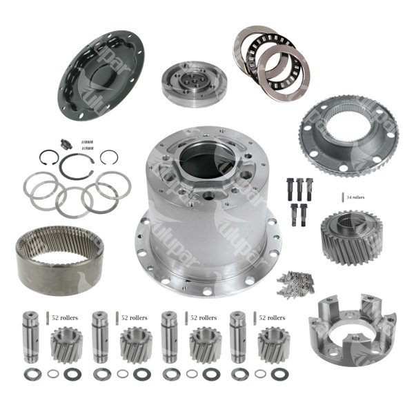 Differential Case Assembly Full Kit ( 30T / RH / Small Dif. ) - 20602876036