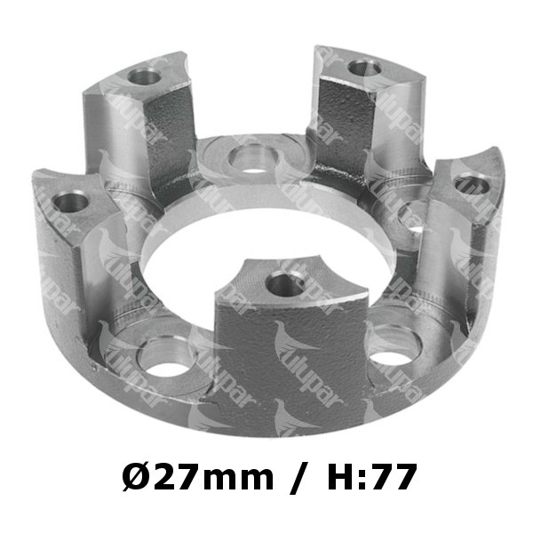 500228 - Portador de piñón lateral, diferencial Ø27mm / H:77 / B:59,5 / C:127mm